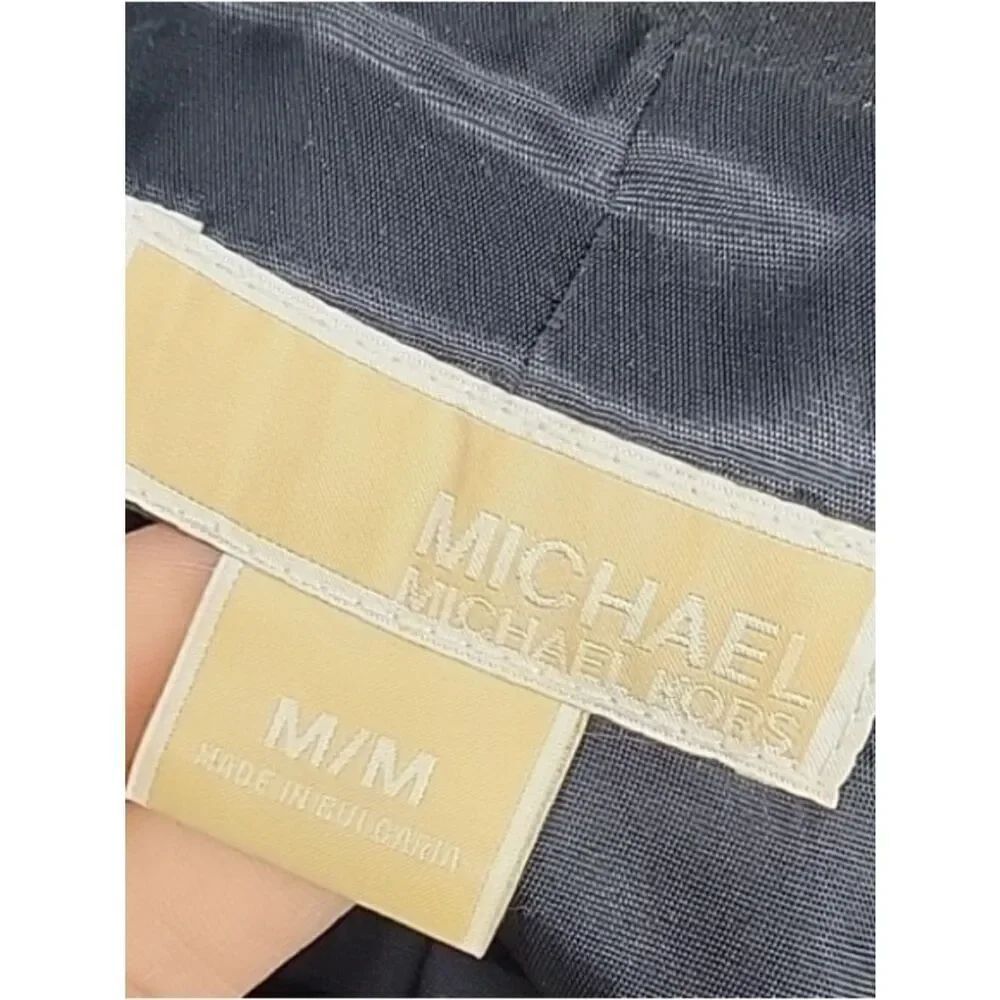 🛍️ Michael Kors Black Cropped Blazer with Belt - Picture 8 of 15